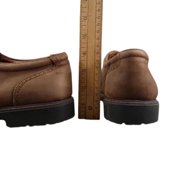 Claybrooke Shoes Mens 10.5 Oxford Wingtip Formal Classic Leather Montana Brown main image 16